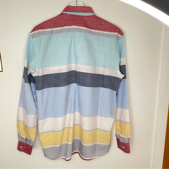 Mens Zents Button Front Shirt Sz 44 - Picture 2 of 3